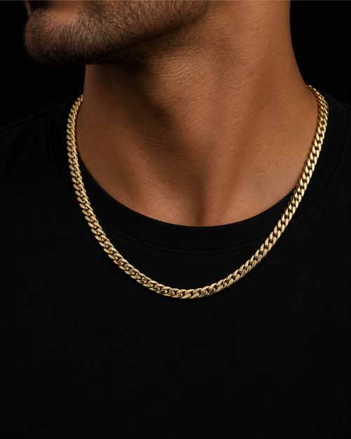 Ice Reserve Style men's stainless steel chain necklace