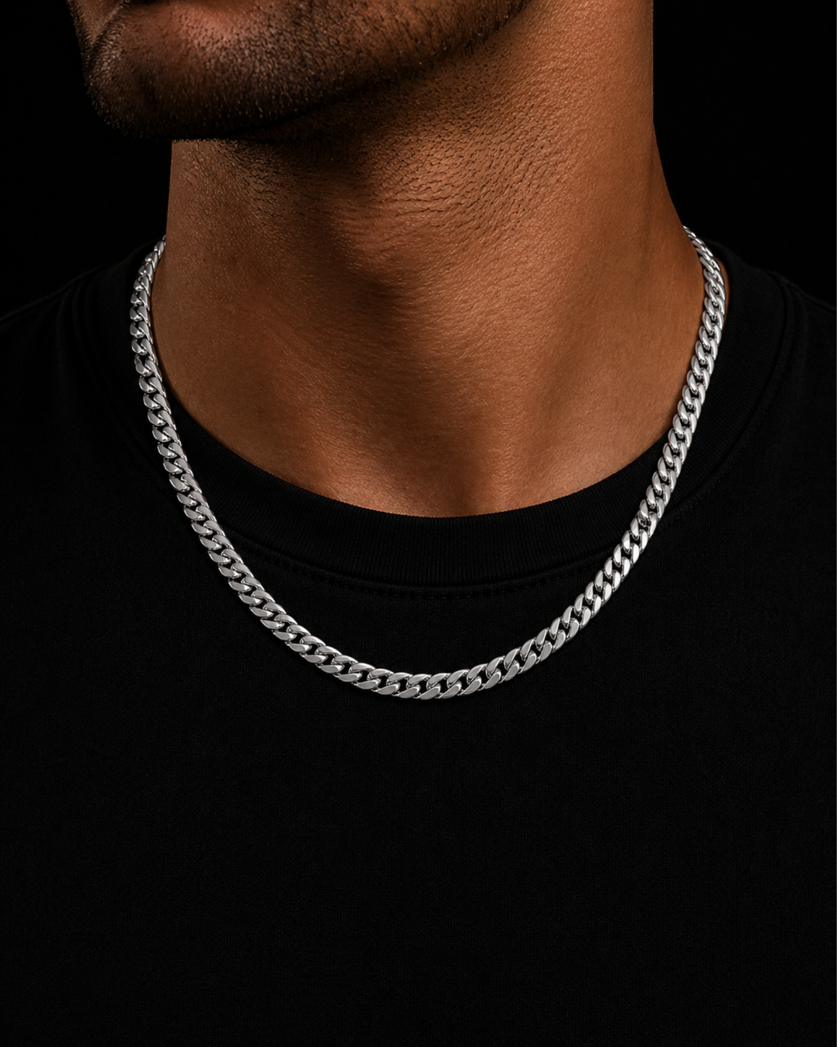 Ice Reserve Style men's stainless steel chain necklace