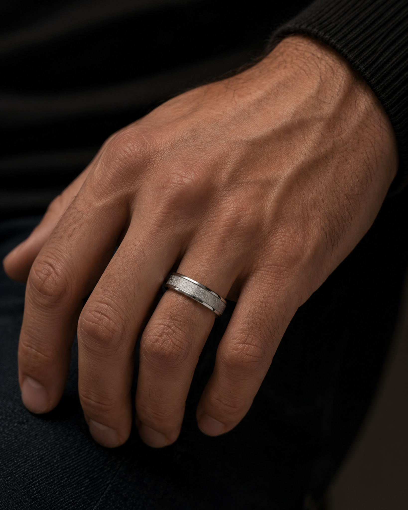 Silver Meteor Ring