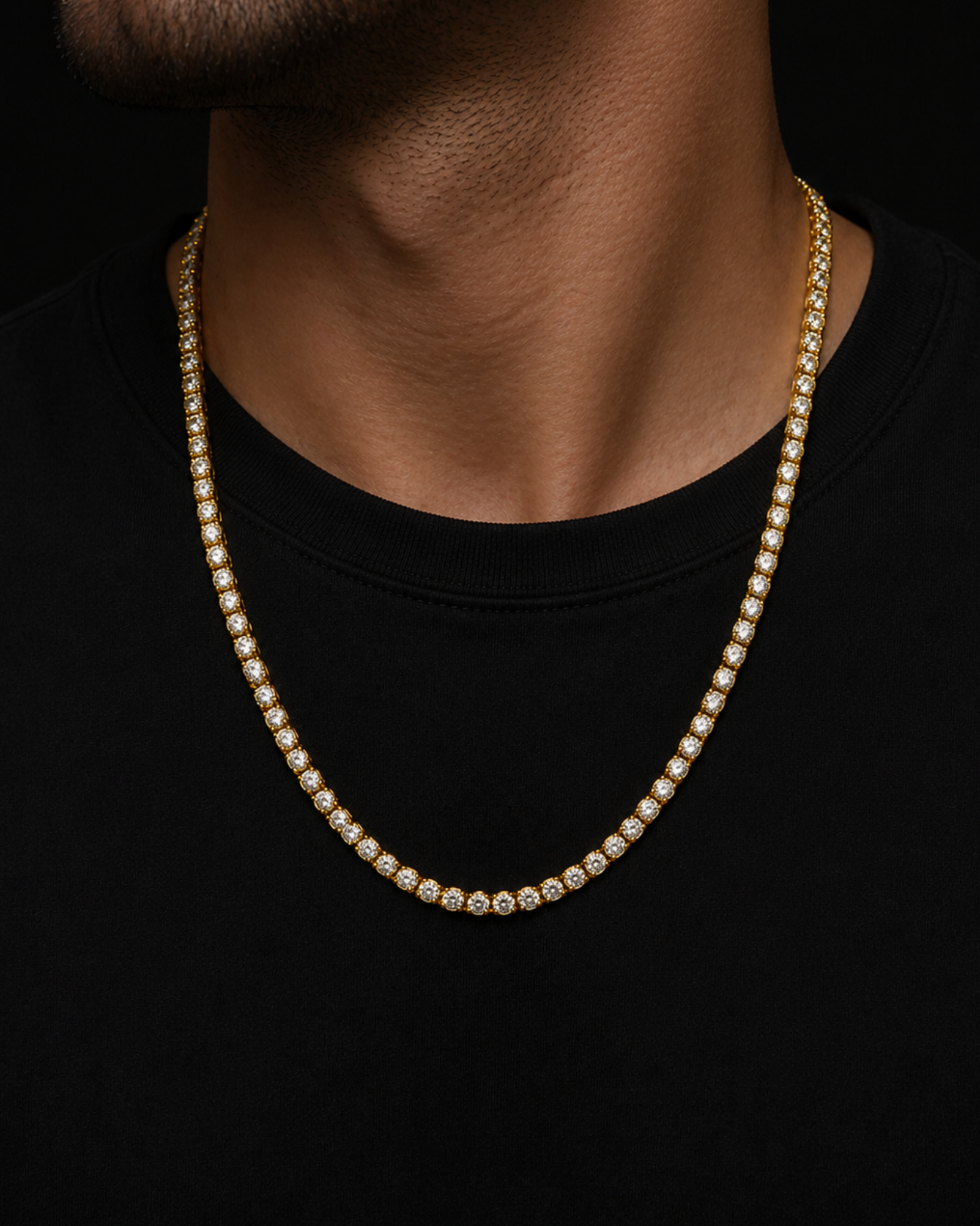 Golden Tennis Chain
