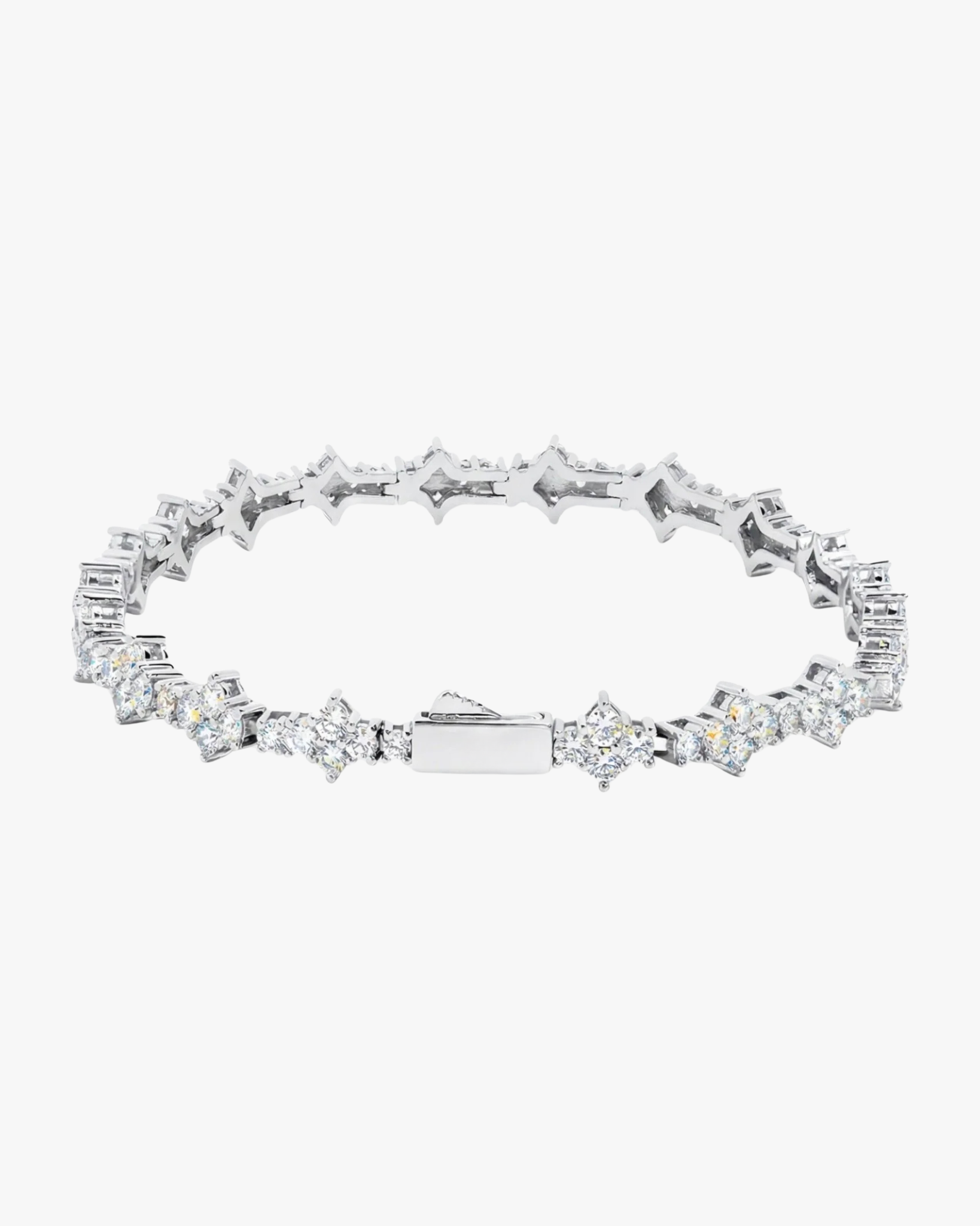 Floral Tennis Bracelet