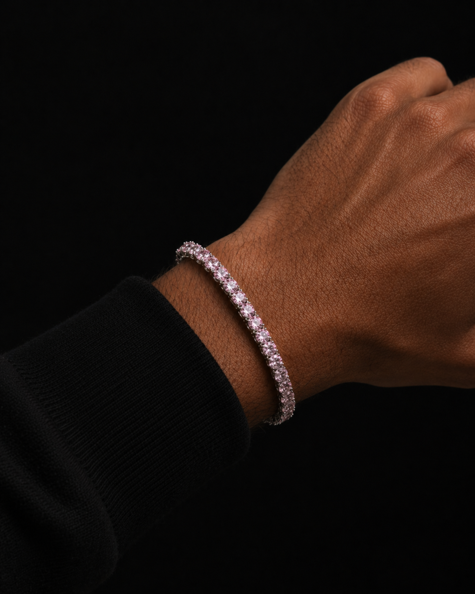 Tennis Bracelet Rhodium Plated 3mm