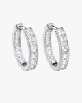 Crystal Line Hoops