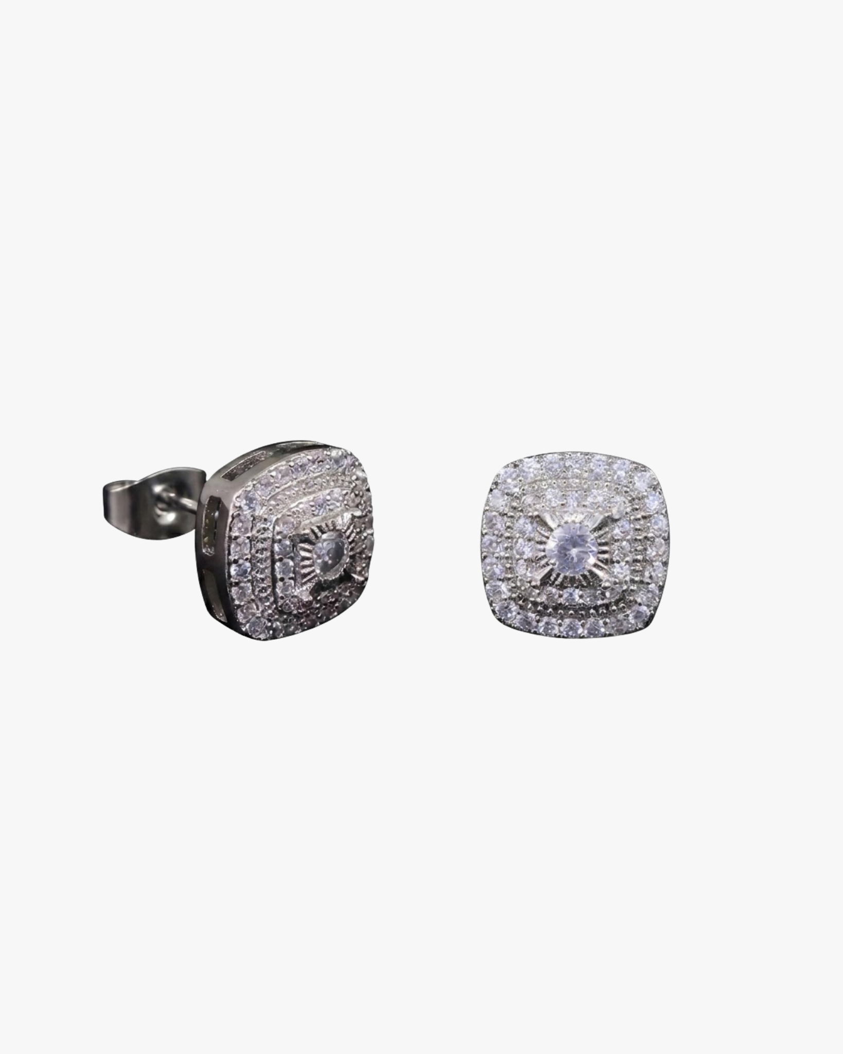 Iced Crown Studs