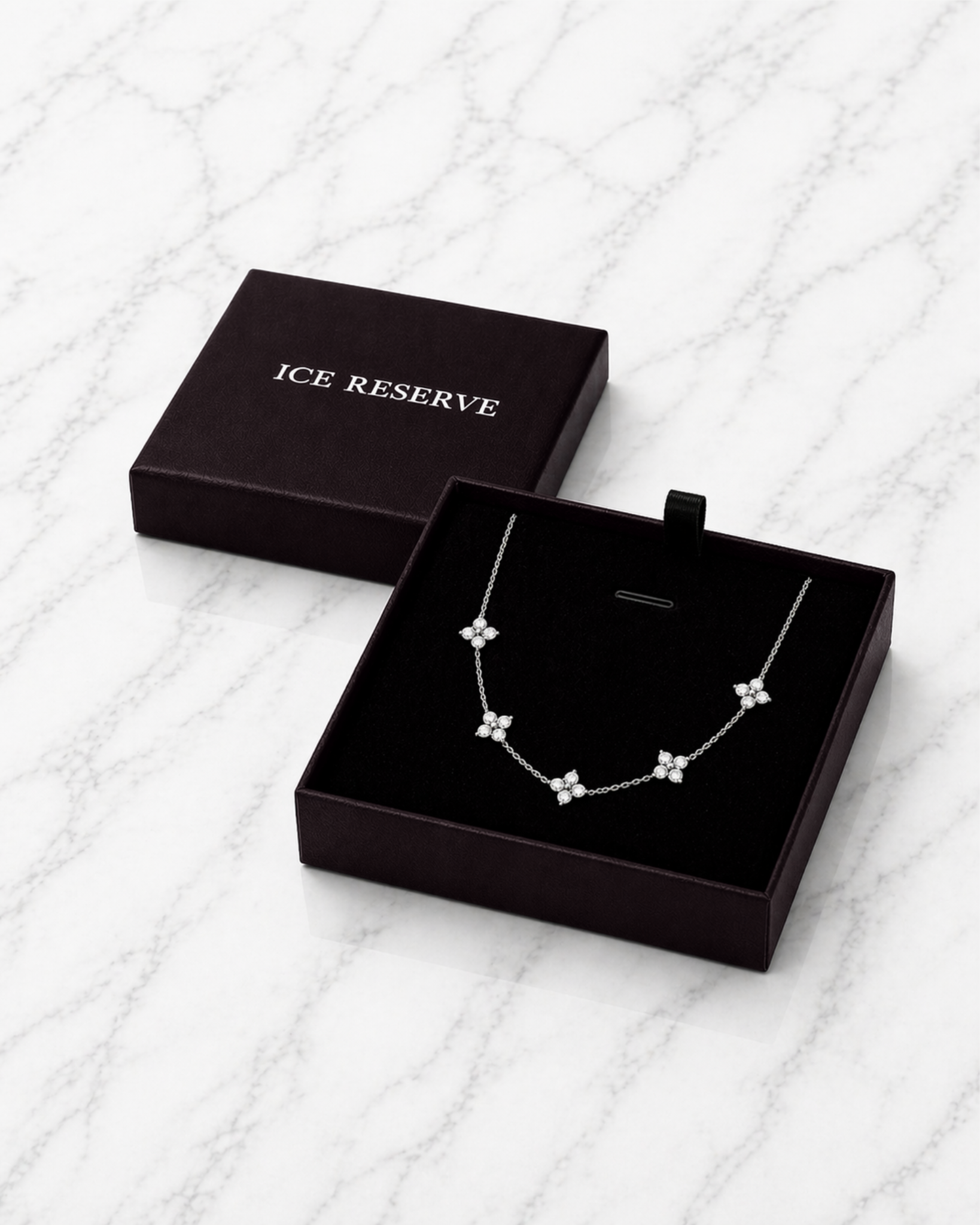 Silver Fleur Necklace