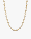 Golden Blossom Tennis Chain