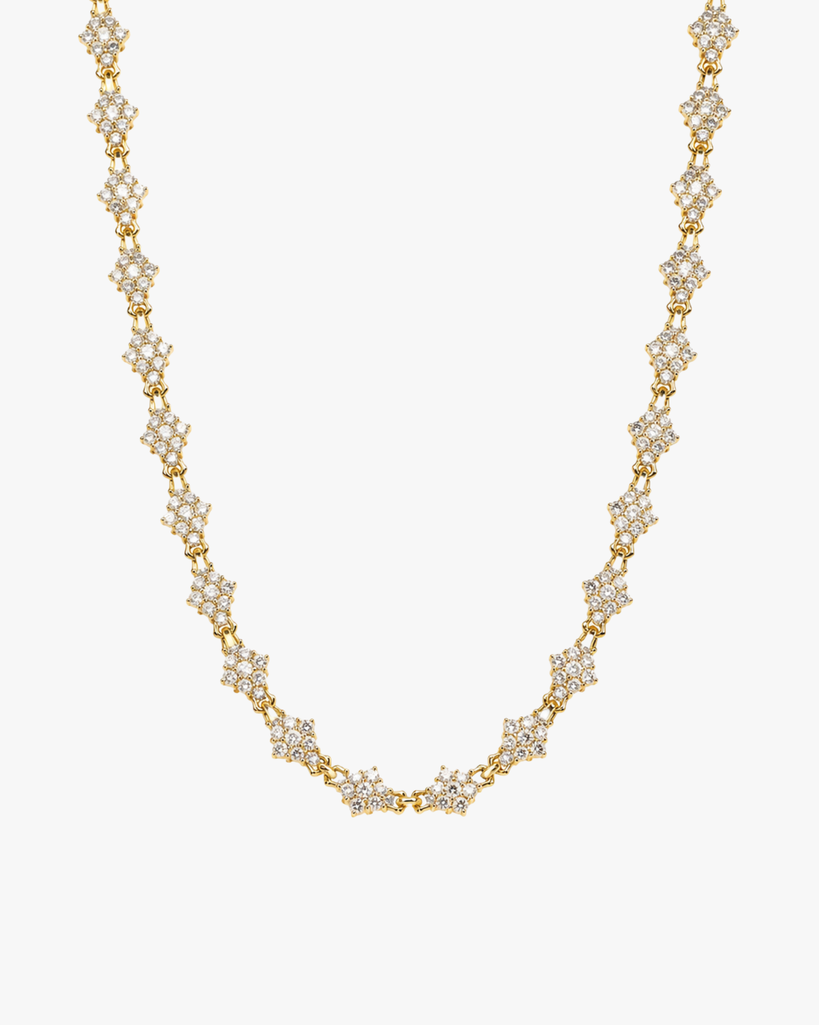 Golden Blossom Tennis Chain
