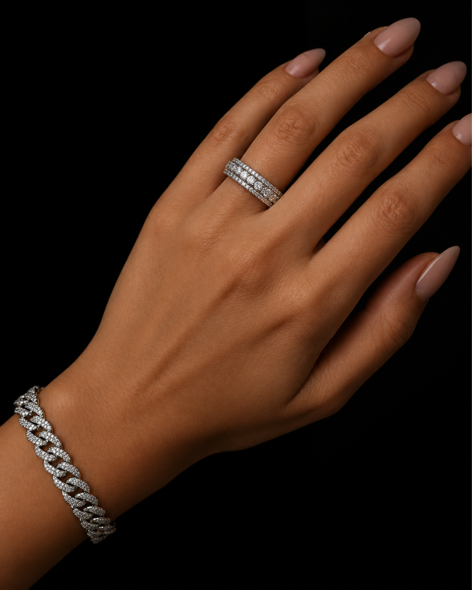 Triple Row Ring
