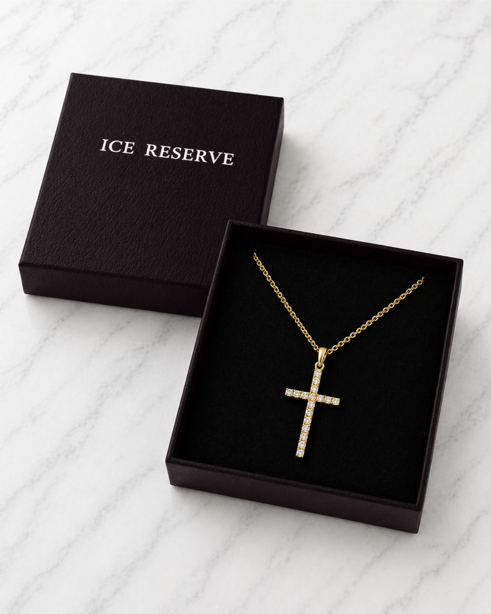Gold Dimond Cross