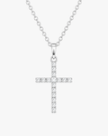 Silver Dimond Cross