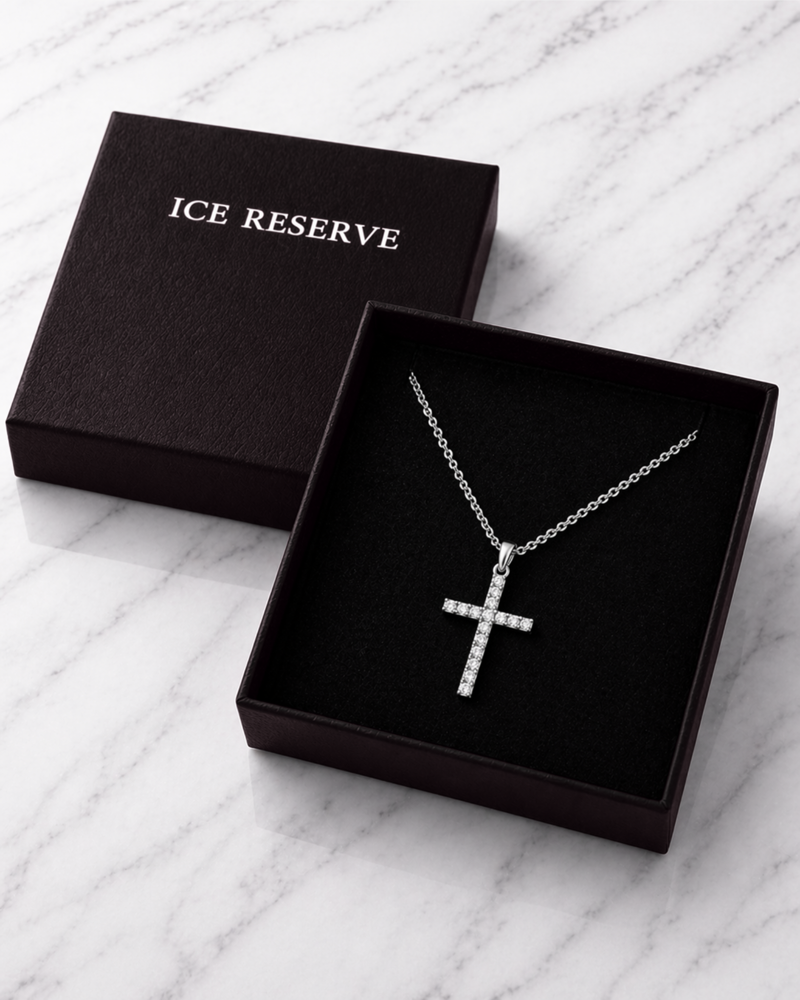 Silver Dimond Cross