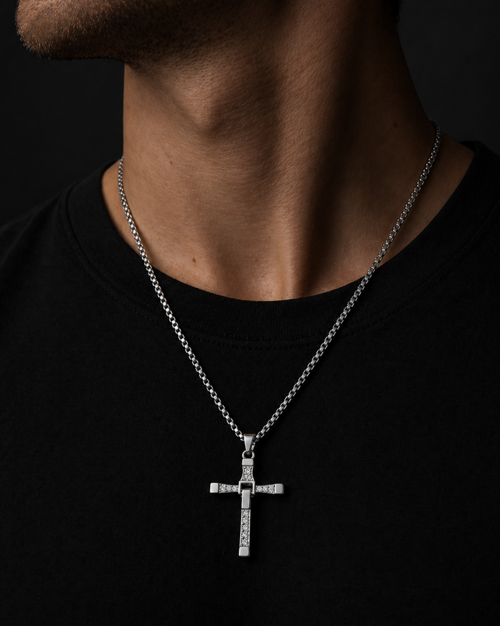 Silver Cross Necklace