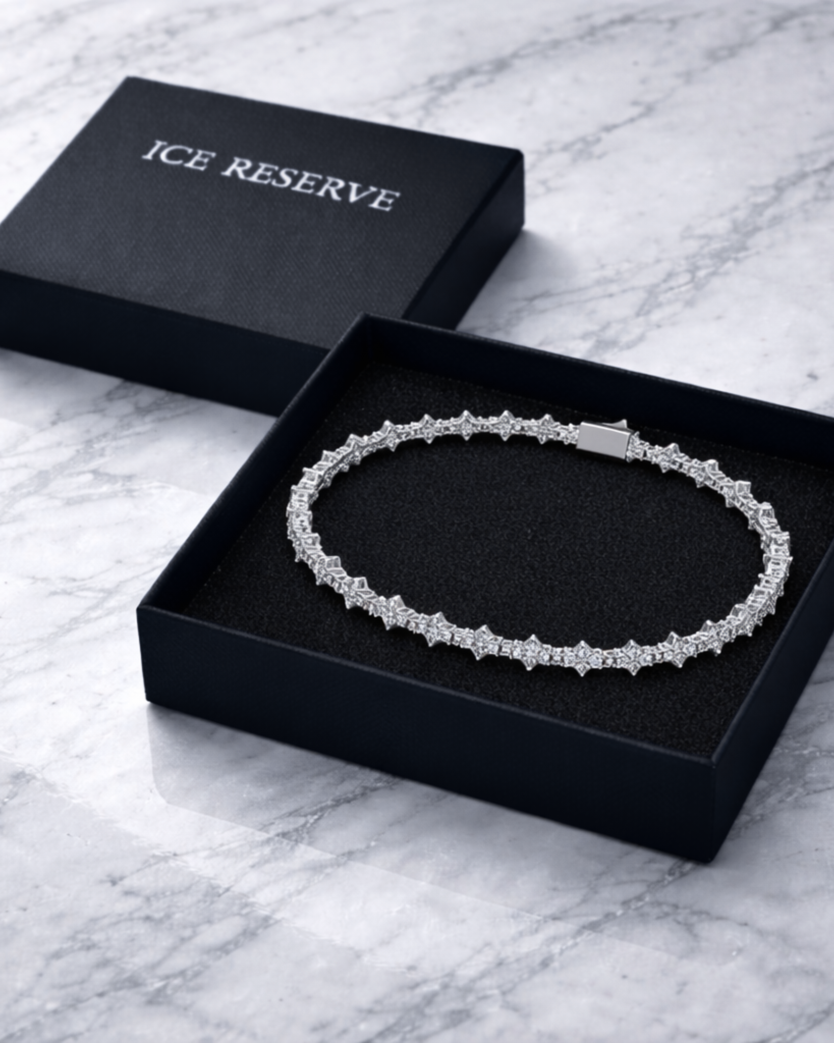 Floral Tennis Bracelet