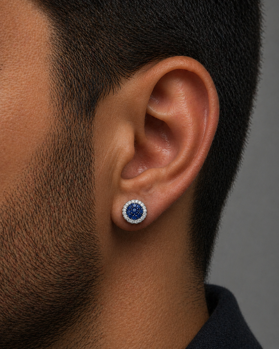 Blue center studs